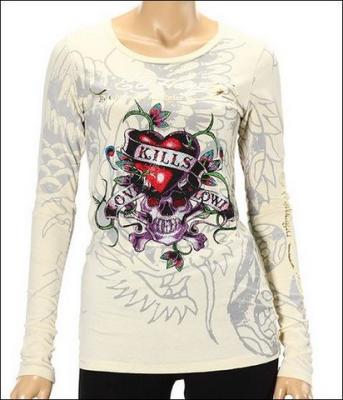 Ed Hardy shirts women-420